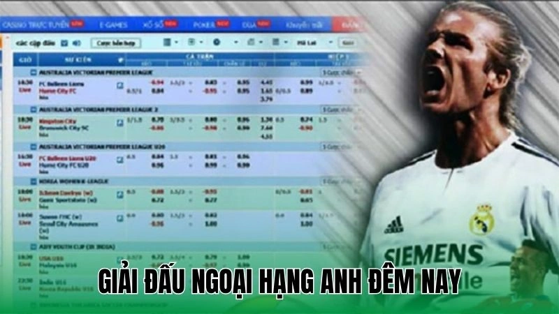 Giải đấu Ngoại hạng Anh đêm nay